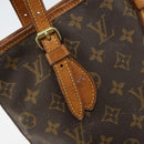 LOUIS VUITTON Monogram Bucket PM Shoulder Bag M42238 LV Auth ka1993-10