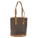 LOUIS VUITTON Monogram Bucket PM Shoulder Bag M42238 LV Auth ka1993-1