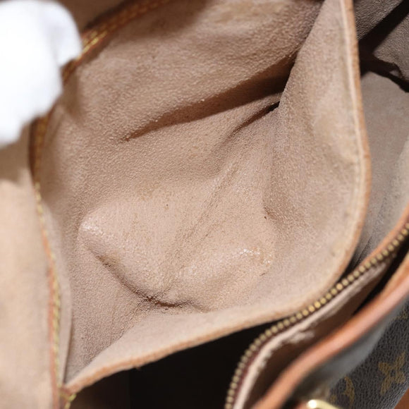 LOUIS VUITTON Monogram Bucket PM Shoulder Bag M42238 LV Auth ka1993