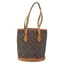 LOUIS VUITTON Monogram Bucket PM Shoulder Bag M42238 LV Auth ka1993-2