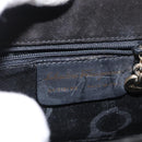 Salvatore Ferragamo Gancini Hand Bag Patent leather 2way Black Gold Auth ka1994-17