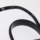 Salvatore Ferragamo Gancini Hand Bag Patent leather 2way Black Gold Auth ka1994-8