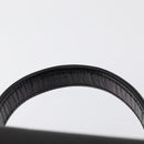 VERSACE Hand Bag Leather Black Gold Auth ka1996-8
