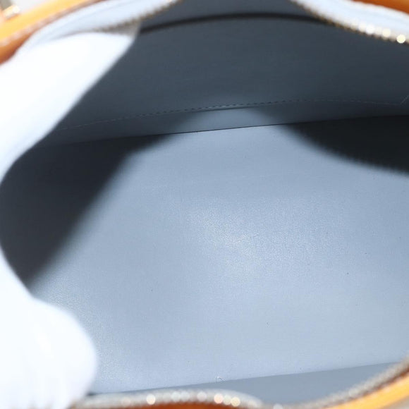 LOUIS VUITTON Monogram Vernis Houston Hand Bag Gris M91053 LV Auth ka1997