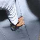 LOUIS VUITTON Monogram Vernis Houston Hand Bag Gris M91053 LV Auth ka1997-12