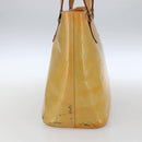 LOUIS VUITTON Monogram Vernis Houston Hand Bag Gris M91053 LV Auth ka1997-4