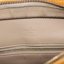 LOUIS VUITTON Monogram Vernis Houston Hand Bag Beige M91004 LV Auth ka1998-10