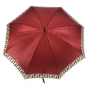 FENDI Zucca Umbrella Nylon Bordeaux Auth ka200-2