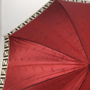 FENDI Zucca Umbrella Nylon Bordeaux Auth ka200-3