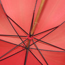 FENDI Zucchino Canvas Umbrella Nylon Red Auth ka2000-11