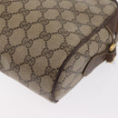 GUCCI GG Supreme Web Sherry Line Bag PVC Beige 001 113 6472 4028 Auth ka2001-13