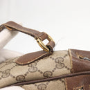 GUCCI GG Supreme Web Sherry Line Bag PVC Beige 001 113 6472 4028 Auth ka2001-17