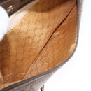 GUCCI GG Supreme Web Sherry Line Bag PVC Beige 001 113 6472 4028 Auth ka2001-25