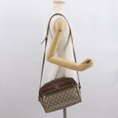 GUCCI GG Supreme Web Sherry Line Bag PVC Beige 001 113 6472 4028 Auth ka2001-27