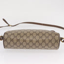 GUCCI GG Supreme Web Sherry Line Bag PVC Beige 001 113 6472 4028 Auth ka2001-9