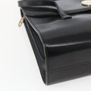 Christian Dior Shoulder Bag Leather Black Gold Auth ka2003-14
