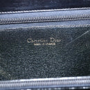 Christian Dior Shoulder Bag Leather Black Gold Auth ka2003-10