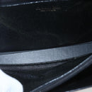 Christian Dior Shoulder Bag Leather Black Gold Auth ka2003-11