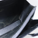 Christian Dior Shoulder Bag Leather Black Gold Auth ka2003-18