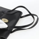 Christian Dior Shoulder Bag Leather Black Gold Auth ka2003-7