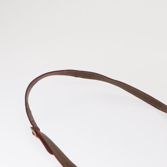 GUCCI GG Supreme Web Sherry Line Bag PVC Beige Gold 001 261 1086 Auth ka2010
