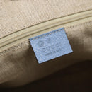 GUCCI Hand Bag Leather 2way Light Blue Gold 449651 Auth ka2016-20