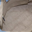 GUCCI Hand Bag Leather 2way Light Blue Gold 449651 Auth ka2016-11