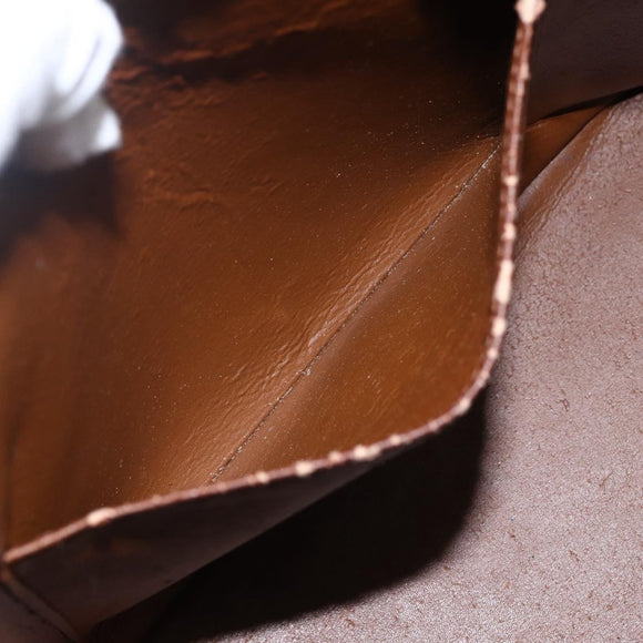 LOUIS VUITTON Monogram Vernis Houston Hand Bag Bronze M91122 LV Auth ka2018