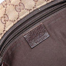 GUCCI GG Canvas Sherry Line Shoulder Bag Beige Silver 189749 Auth ka202-19