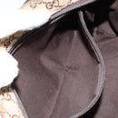 GUCCI GG Canvas Sherry Line Shoulder Bag Beige Silver 189749 Auth ka202-23