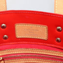 LOUIS VUITTON Monogram Vernis Reade PM Hand Bag Red Rouge M91088 LV Auth ka2020-14