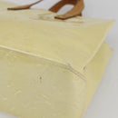 LOUIS VUITTON Monogram Vernis Reade PM Hand Bag Perle M91336 LV Auth ka2021-9
