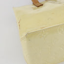 LOUIS VUITTON Monogram Vernis Reade PM Hand Bag Perle M91336 LV Auth ka2021-14