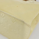LOUIS VUITTON Monogram Vernis Reade PM Hand Bag Perle M91336 LV Auth ka2021-15