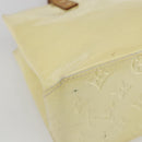 LOUIS VUITTON Monogram Vernis Reade PM Hand Bag Perle M91336 LV Auth ka2021-16