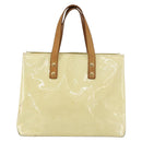 LOUIS VUITTON Monogram Vernis Reade PM Hand Bag Perle M91336 LV Auth ka2021-13