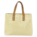 LOUIS VUITTON Monogram Vernis Reade PM Hand Bag Perle M91336 LV Auth ka2021-2