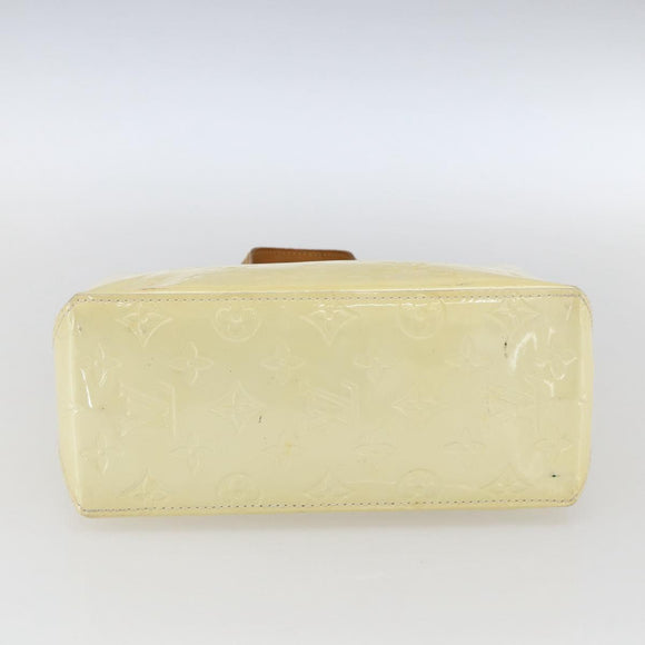 LOUIS VUITTON Monogram Vernis Reade PM Hand Bag Perle M91336 LV Auth ka2021