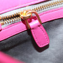 Miu Miu Matelasse Chain Shoulder Bag Leather 2way Pink Gold Auth ka2027V-25