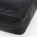 LOEWE Anagram Shoulder Bag Leather Black Gold Auth ka2028-8