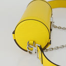 LOUIS VUITTON Epi Papillon Trunk Shoulder Bag Yellow M58647 LV Auth ka2029SAM-3
