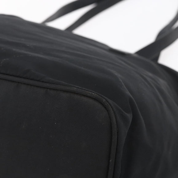 PRADA Shoulder Bag Nylon Black Silver Auth ka203