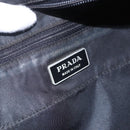 PRADA Shoulder Bag Nylon Black Silver Auth ka203-19