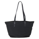 PRADA Shoulder Bag Nylon Black Silver Auth ka203-2