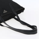 PRADA Shoulder Bag Nylon Black Silver Auth ka203-7