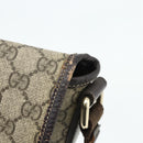 GUCCI GG Supreme Shoulder Bag PVC Beige Gold 223666 Auth ka2033-17