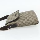 GUCCI GG Supreme Shoulder Bag PVC Beige Gold 223666 Auth ka2033-3