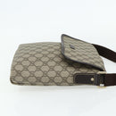 GUCCI GG Supreme Shoulder Bag PVC Beige Gold 223666 Auth ka2033-4