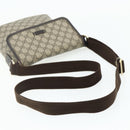 GUCCI GG Supreme Shoulder Bag PVC Beige Gold 223666 Auth ka2033-7