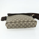 GUCCI GG Supreme Shoulder Bag PVC Beige Gold 223666 Auth ka2033-5